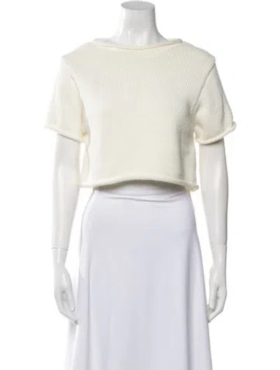 Pre-owned Allsaints Bateau Neckline Sweater In Neutral