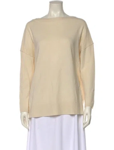 Pre-owned Allsaints Bateau Neckline Sweater In Neutral