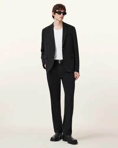 Allsaints Bay Tailored Trousers In Black