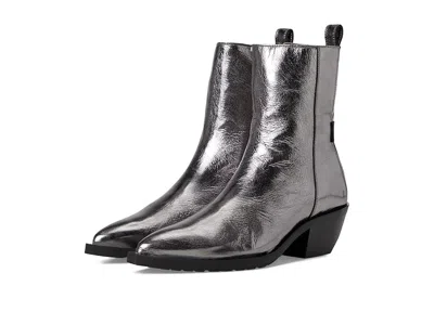 Allsaints Bazely Metallic Boot In Gray