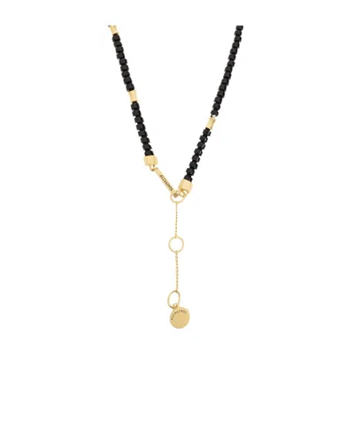 Allsaints Beaded Y-necklace In White