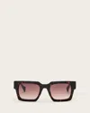Allsaints Beau Square Sunglasses In Dark Tort