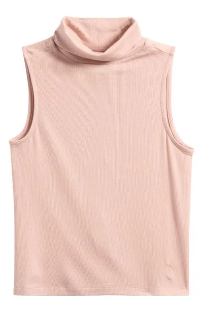 Allsaints Bec Turtleneck Tank In Rose Dust Pink
