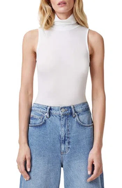 Allsaints Bec Turtleneck Tank In White
