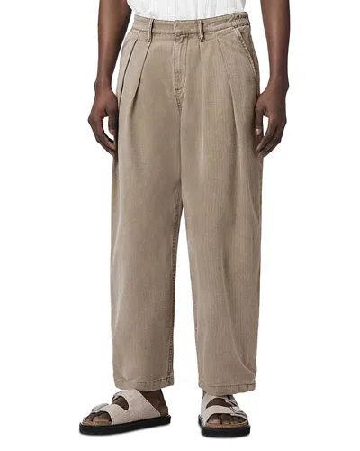 Allsaints Becco Barrel Leg Pants In Neutral