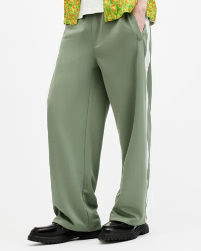 Allsaints Beck Recycled Straight Fit Sweatpants In Shamrock Green