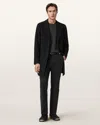 Allsaints Beckley Slim Fit Chinos In Black