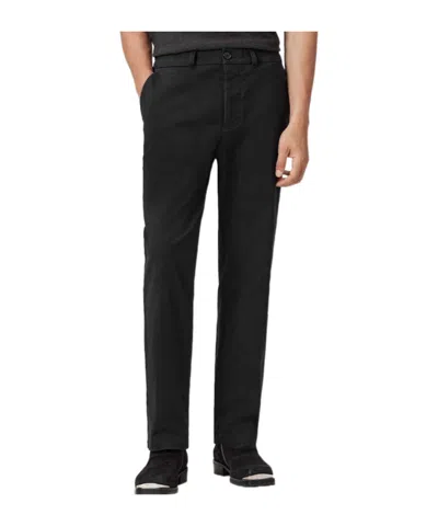 Allsaints Beckley Straight-leg Pants In Black
