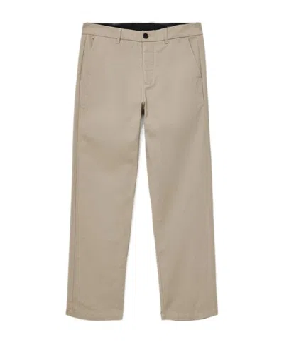 Allsaints Beckley Straight-leg Pants In Neutral