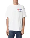 Allsaints Bedfellow Short Sleeved Crewneck Tee In White