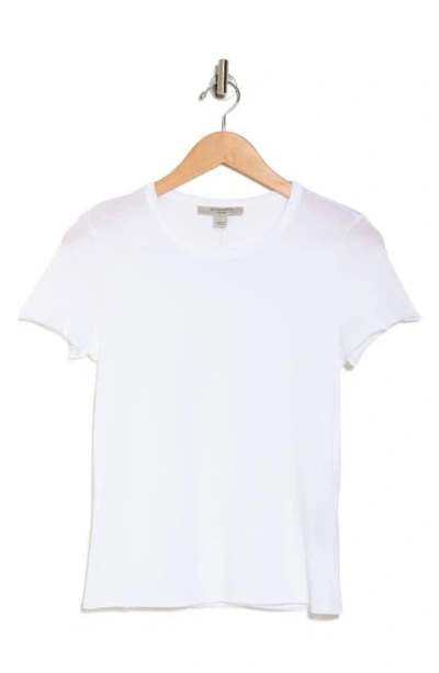 Allsaints Bela Cotton T-shirt In Optic White