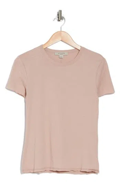 Allsaints Bela Cotton T-shirt In Pink