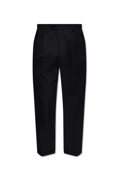 Allsaints Belt-loop Casual Pants In Black