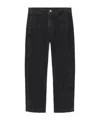 Allsaints Belt Loop Jeans In Black