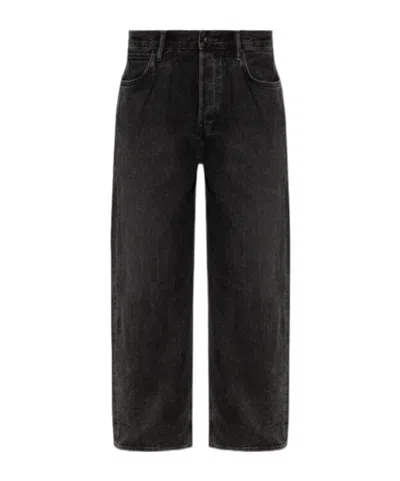 Allsaints Belt-loop Jeans In Black