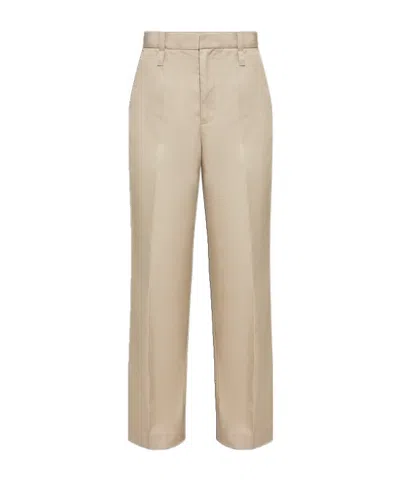 Allsaints Belt Loops Slacks In Sand