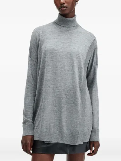 Allsaints Bern Jumper In Gray