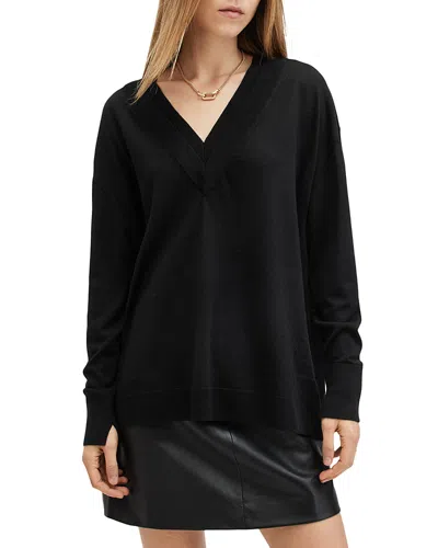 Allsaints Bern Sweater In Black