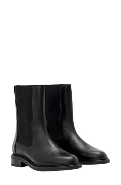 Allsaints Beryl Leather Chelsea Boot In Black