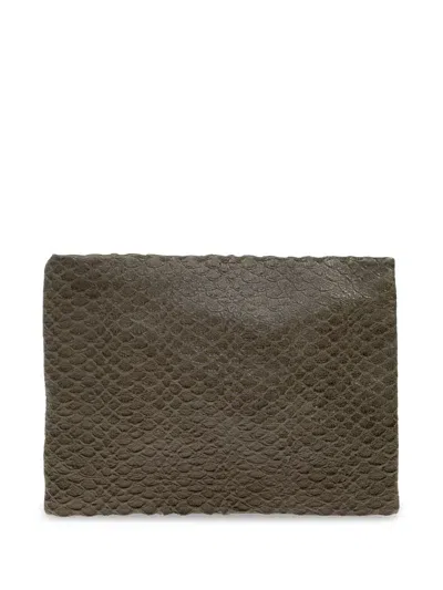 Allsaints Bettina Clutch Bag In Green