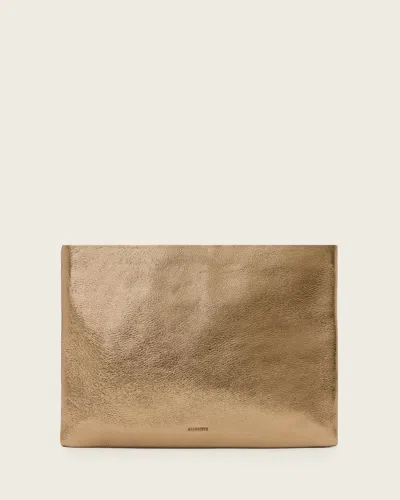 Allsaints Bettina Leather Clutch Bag