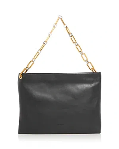 Allsaints Bettina Leather Shoulder Bag In Black
