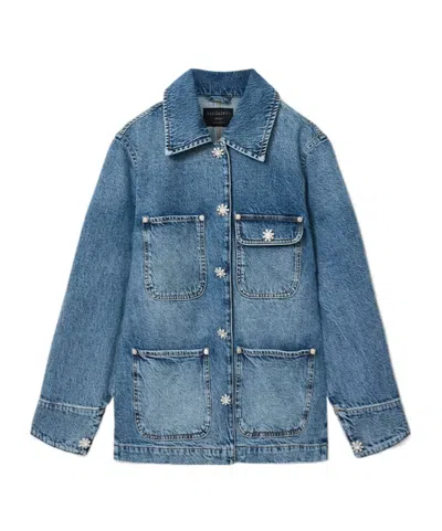 ALLSAINTS BEX OVERSIZED DENIM JACKET