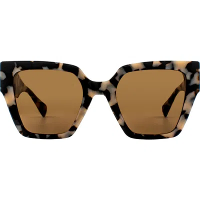 ALLSAINTS ALLSAINTS BIBI 52MM SQUARE SUNGLASSES