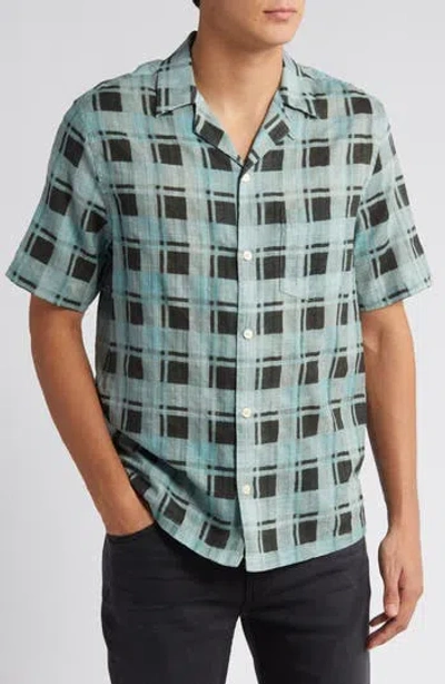 ALLSAINTS ALLSAINTS BIG SUR CHECK CAMP SHIRT