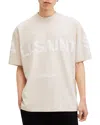 Allsaints Biggy Logo Graphic T-shirt In Bailey Taupe