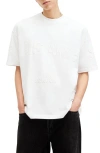 Allsaints Biggy Logo Graphic T-shirt In Optic White