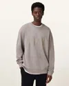 Allsaints Biggy Logo Print Relaxed Fit Sweatshirt In Chestnut Brown