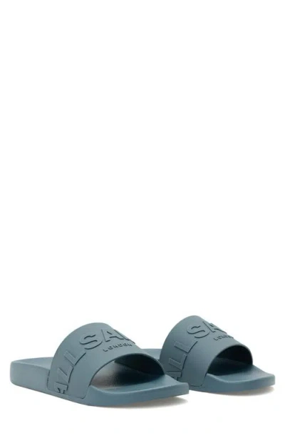 Allsaints Biggy Slide Sandal In Blue