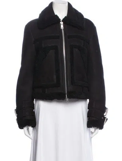 Pre-owned Allsaints Biker Jacket In Black