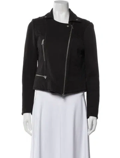 Pre-owned Allsaints Biker Jacket In Gray