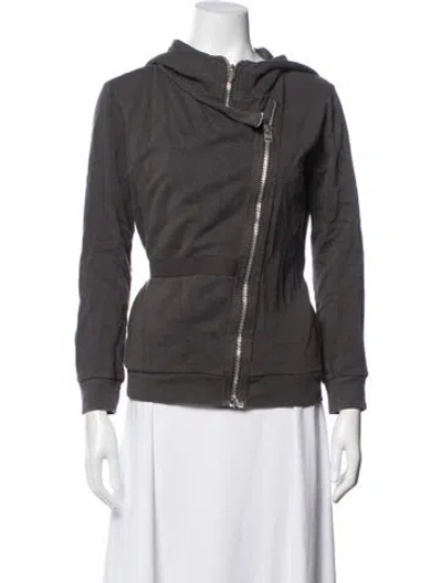 Pre-owned Allsaints Biker Jacket In Grey