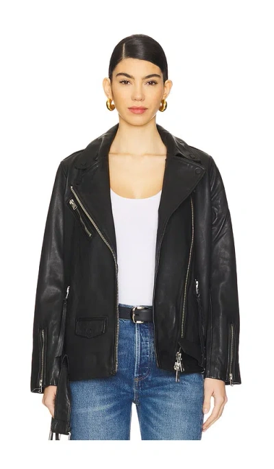 Allsaints Billie Biker In 黑色