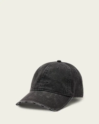 Allsaints Billie Cord Baseball Cap In Neutral