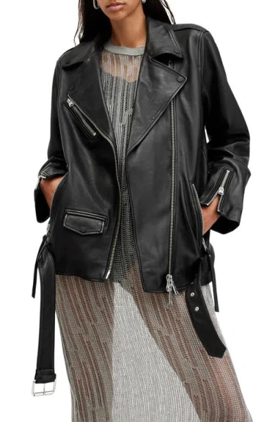 ALLSAINTS ALLSAINTS BILLIE LEATHER BIKER JACKET