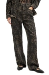Allsaints Blake High Rise Jeans In Jinx Golden Brown In Jinx Golden Brown