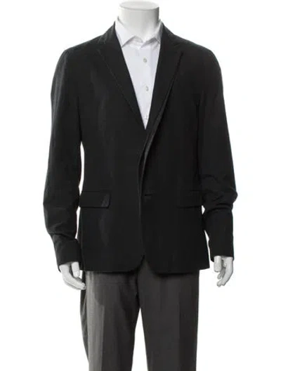 Pre-owned Allsaints Blazer In Blue