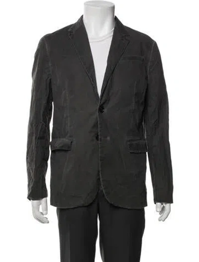 Pre-owned Allsaints Blazer In Gray