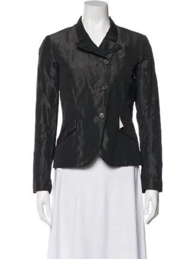 Pre-owned Allsaints Blazer In Gray