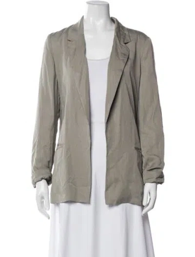 Pre-owned Allsaints Blazer In Gray