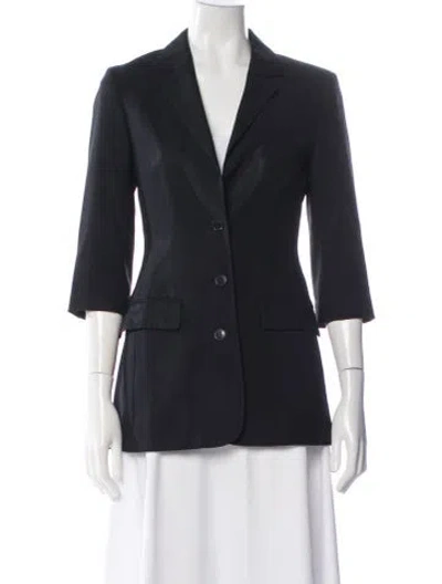 Pre-owned Allsaints Blazer In Gray