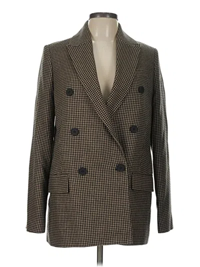 Pre-owned Allsaints Blazer Jacket In Brown