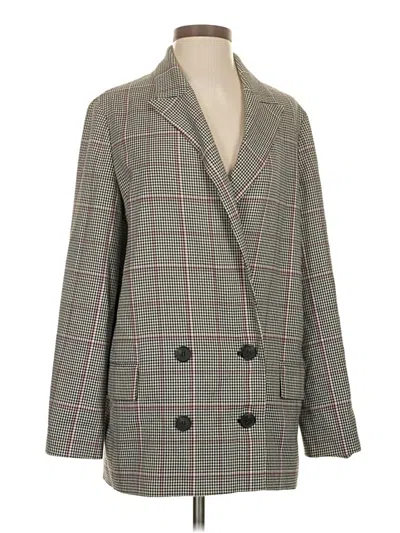 Pre-owned Allsaints Blazer Jacket In Gray
