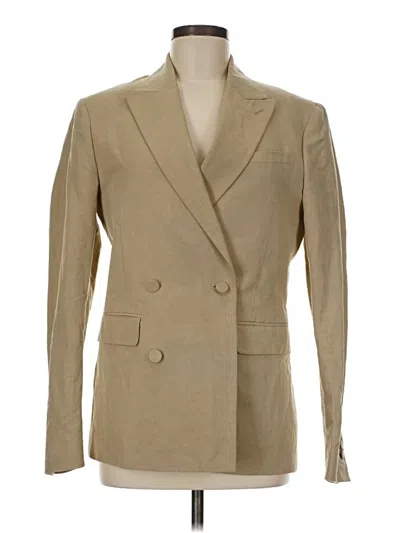 Pre-owned Allsaints Blazer Jacket In Tan
