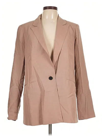 Pre-owned Allsaints Blazer Jacket In Tan