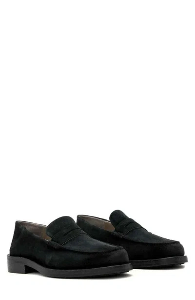 Allsaints Bloom Convertible Penny Loafer In Black